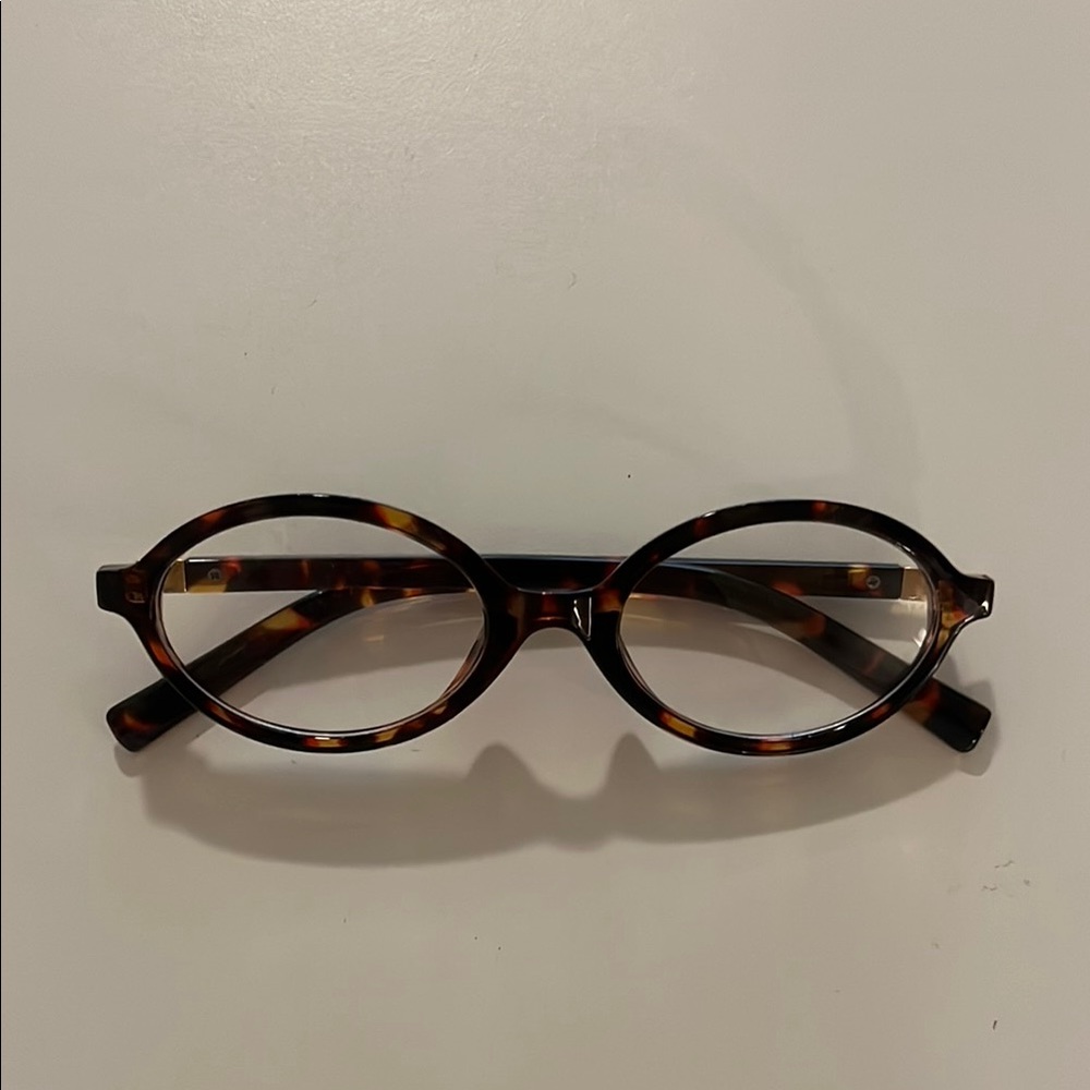 Adidas Tortoise Shell Oval Eyewear